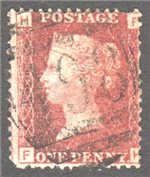 Great Britain Scott 33 Used Plate 206 - FH